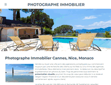 Tablet Screenshot of photographeimmobiliercannes.com